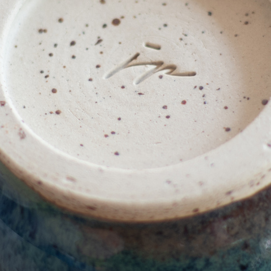 Kubek na kawę, wykonany ręcznie